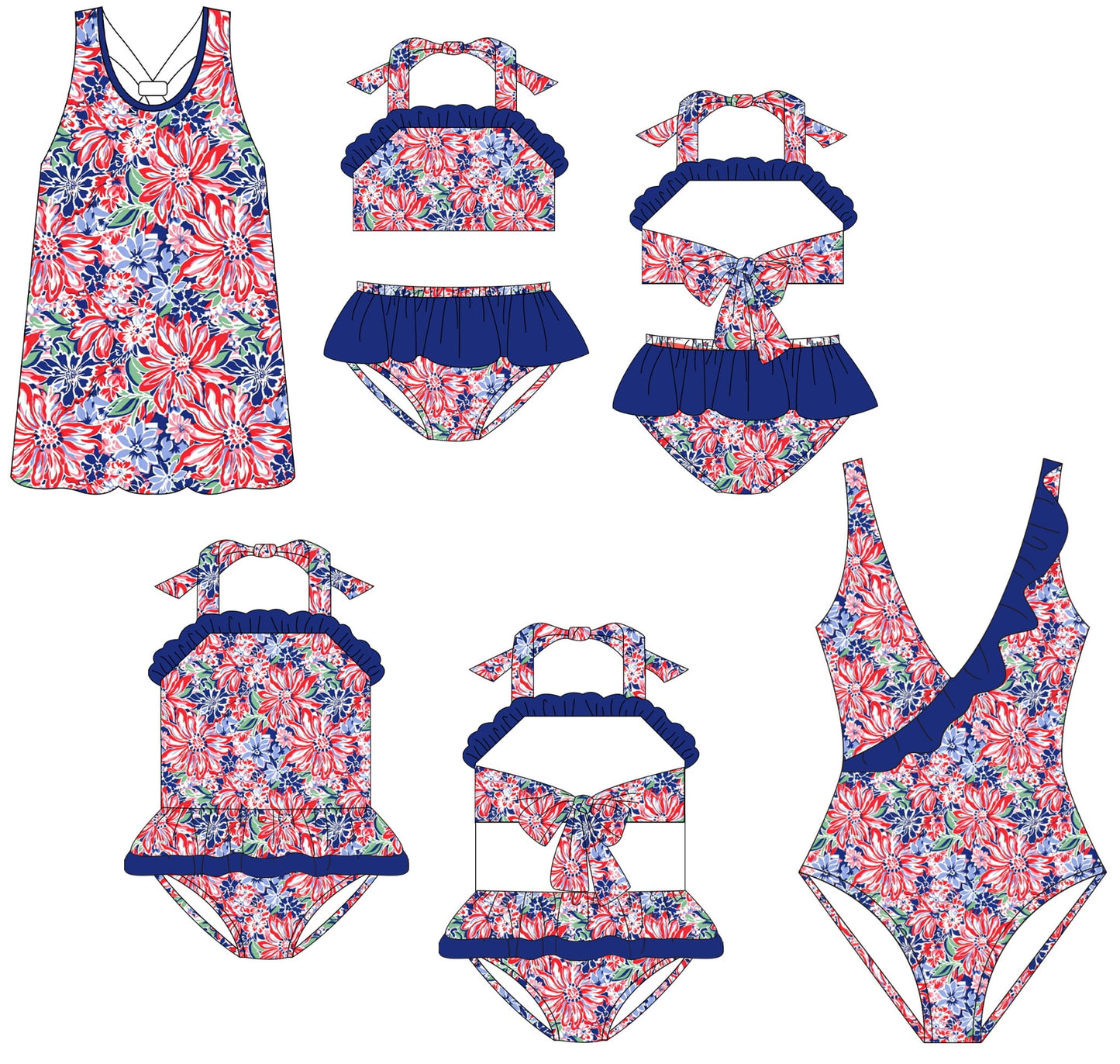 Pre-Order Red White & Blue Mommy and Me