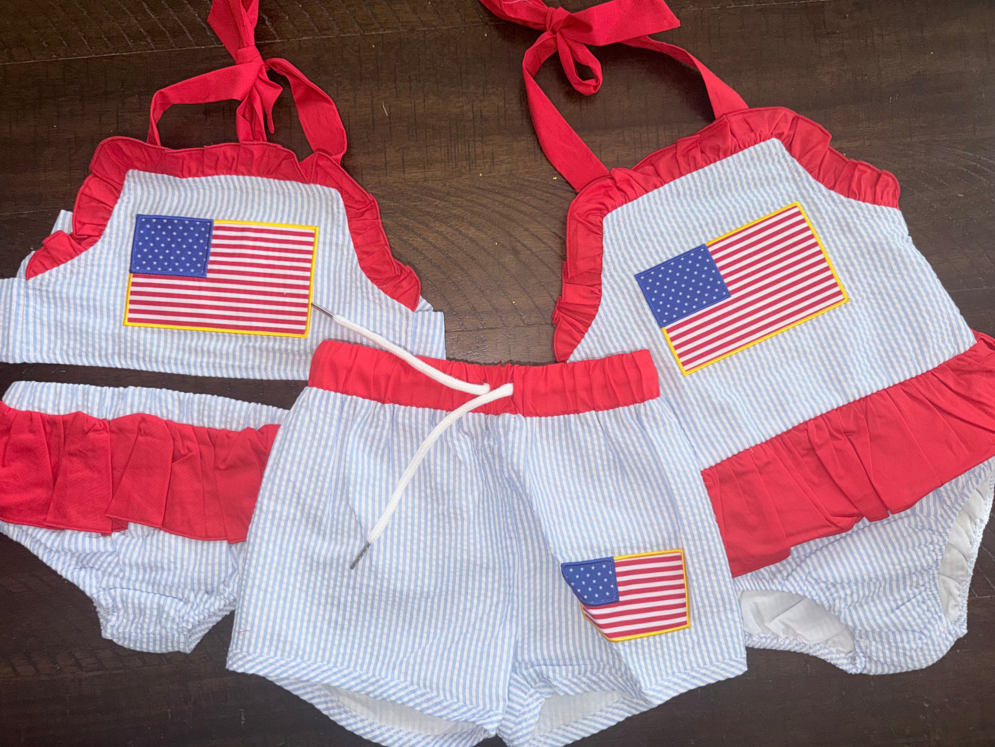 RTS American Flag Bathing Suits