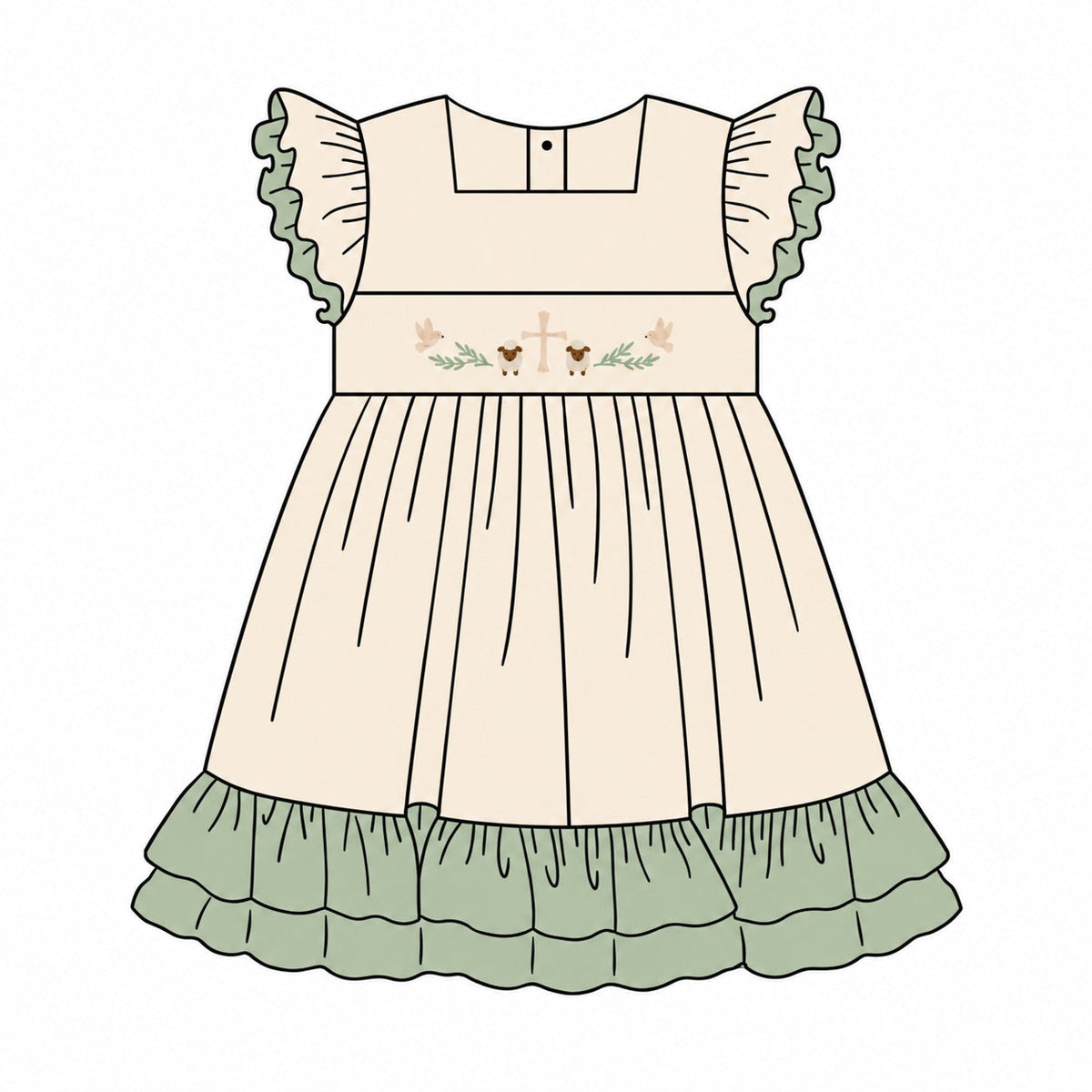 PO57 Worthy is the Lamb Dress