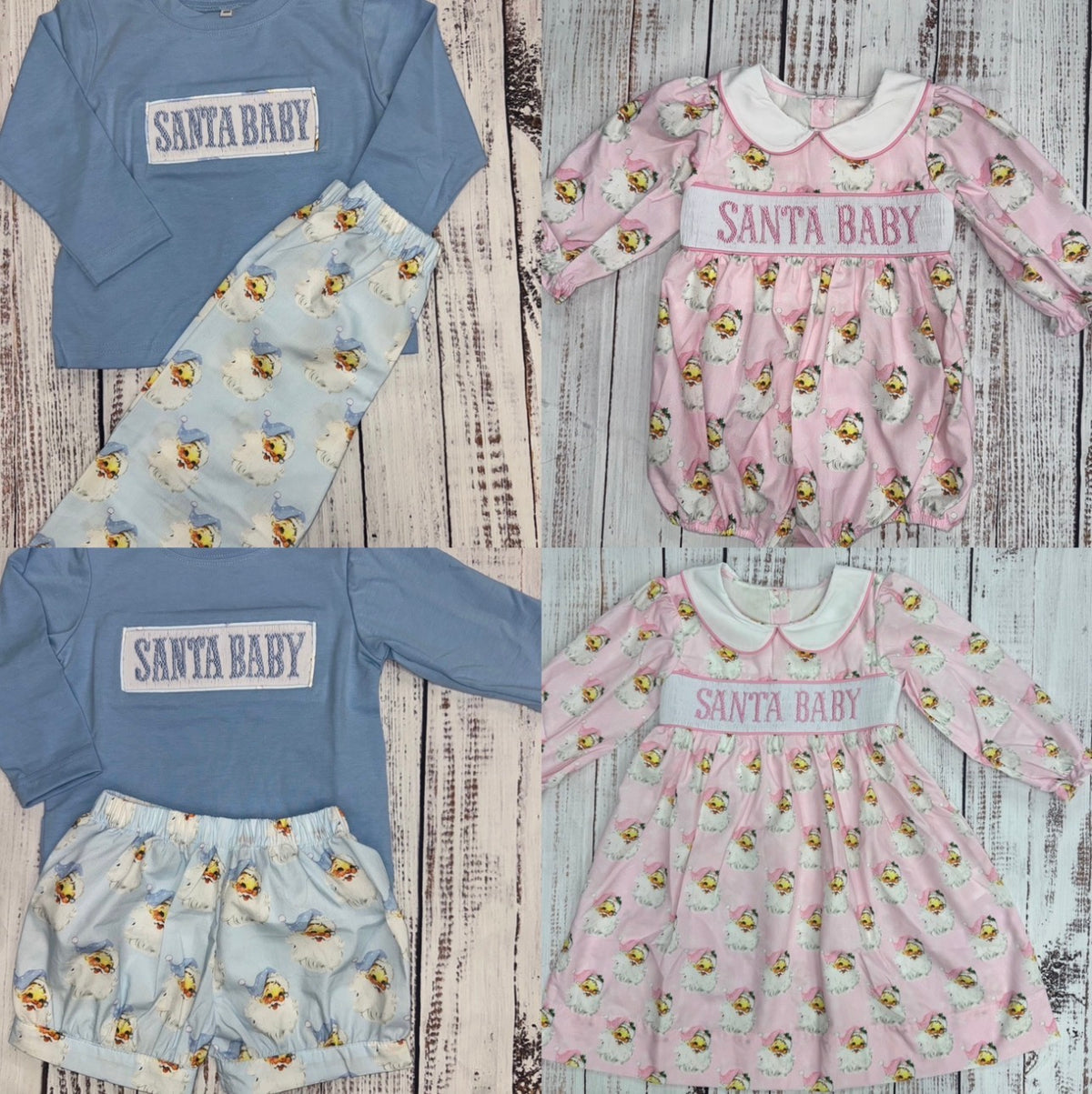 RTS Santa Baby Smocks 🩵