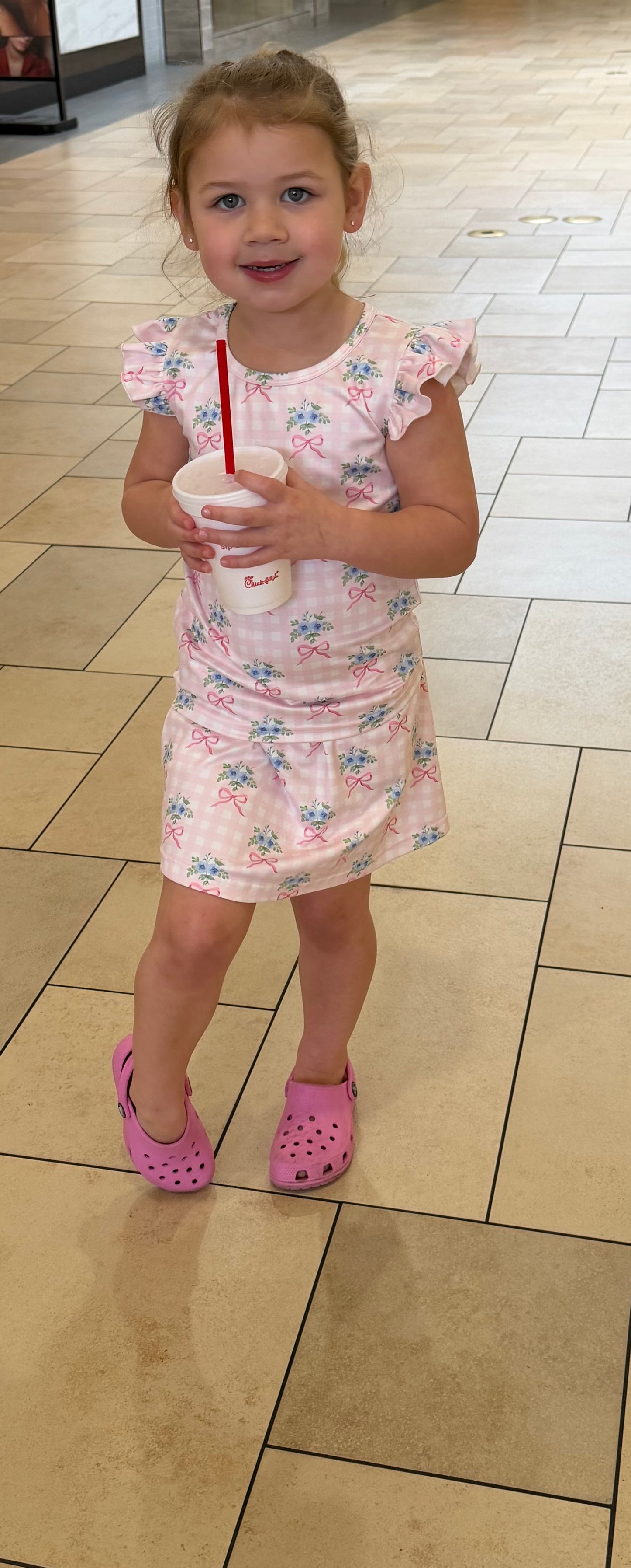 RTS Myla Floral Athletic Skort Set