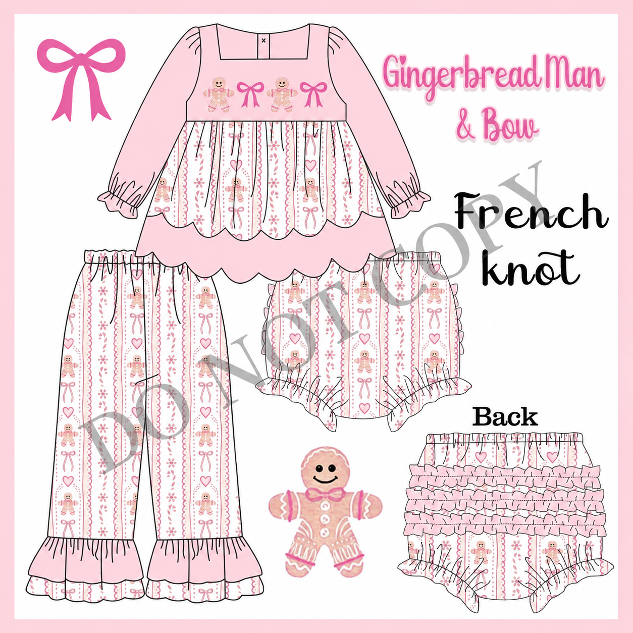 Pre-Order French Knot Gingerbread