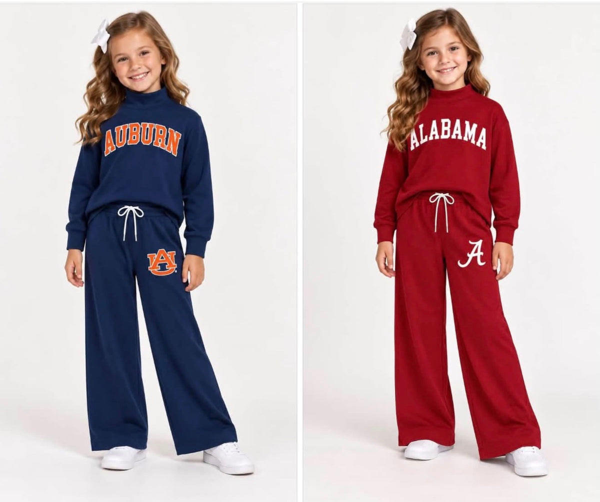 Pre-Order Alabama/ Auburn Pant Set