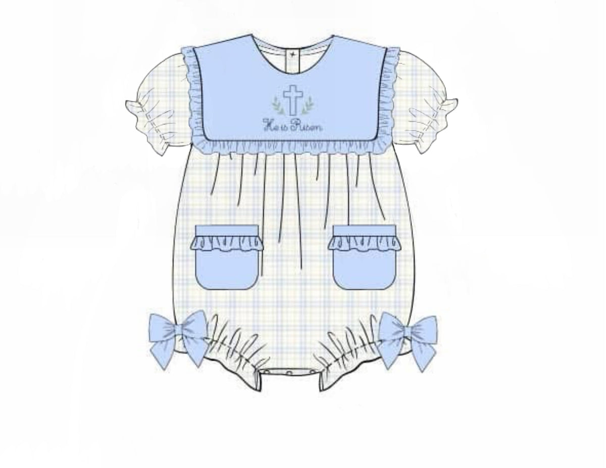 PO95 He is Risen Girl Bubble