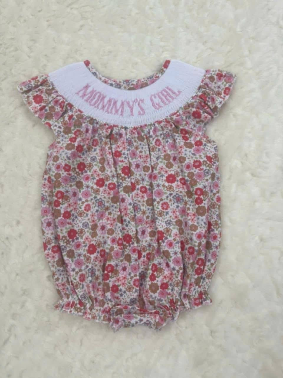 RTS Mommy’s Girl Floral Smock