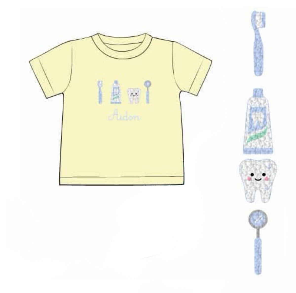 PO95 Time for a Check Up - Boy Dentist Shirt