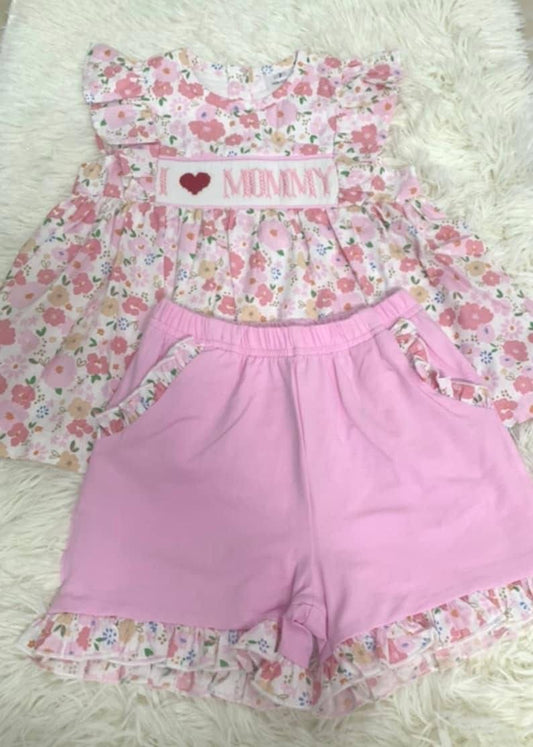 RTS I 🩷 Mommy Floral Short Set