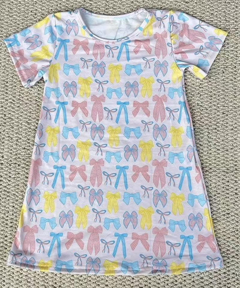 RTS Printed Bow Dress