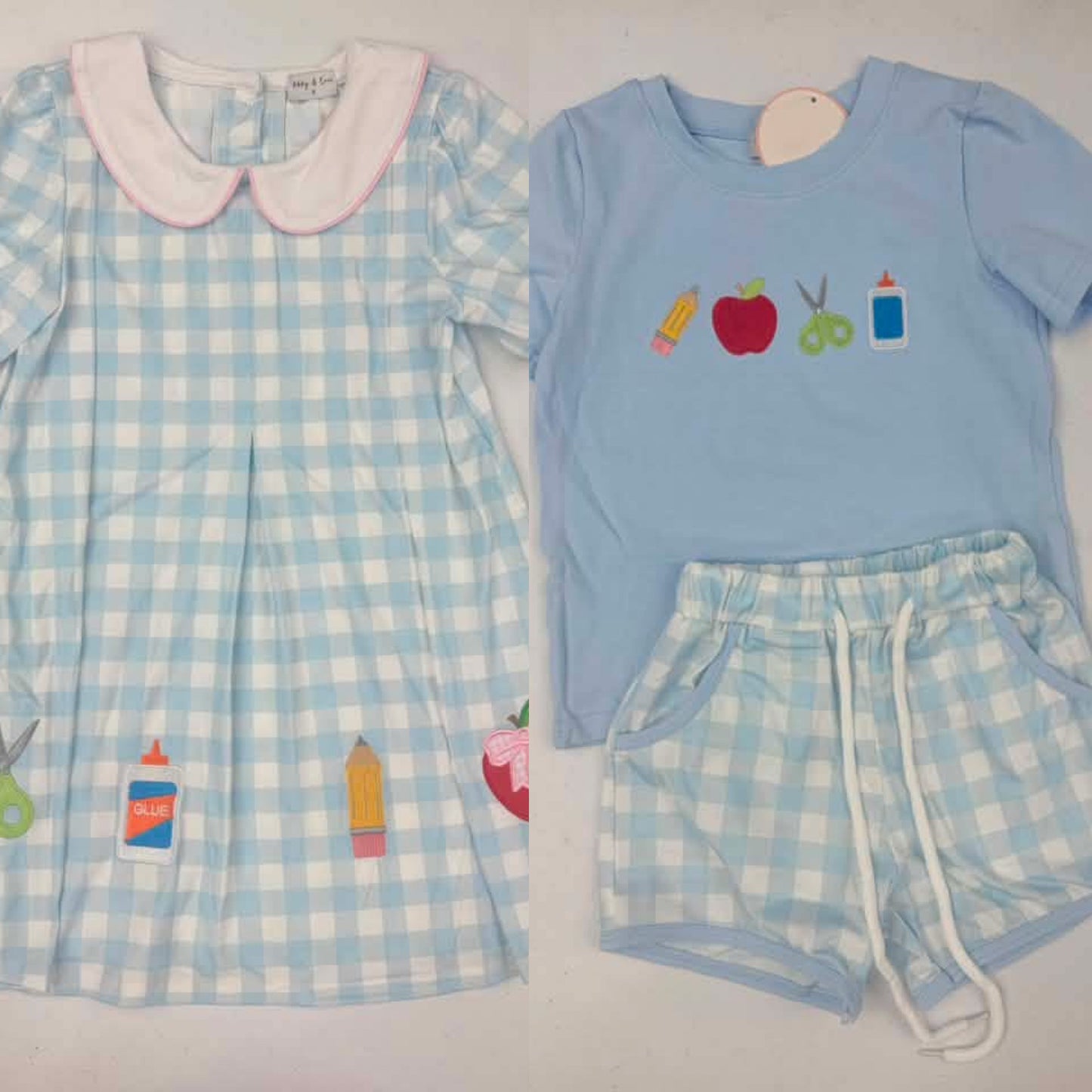 RTS Back To School Plaid Sibling Match