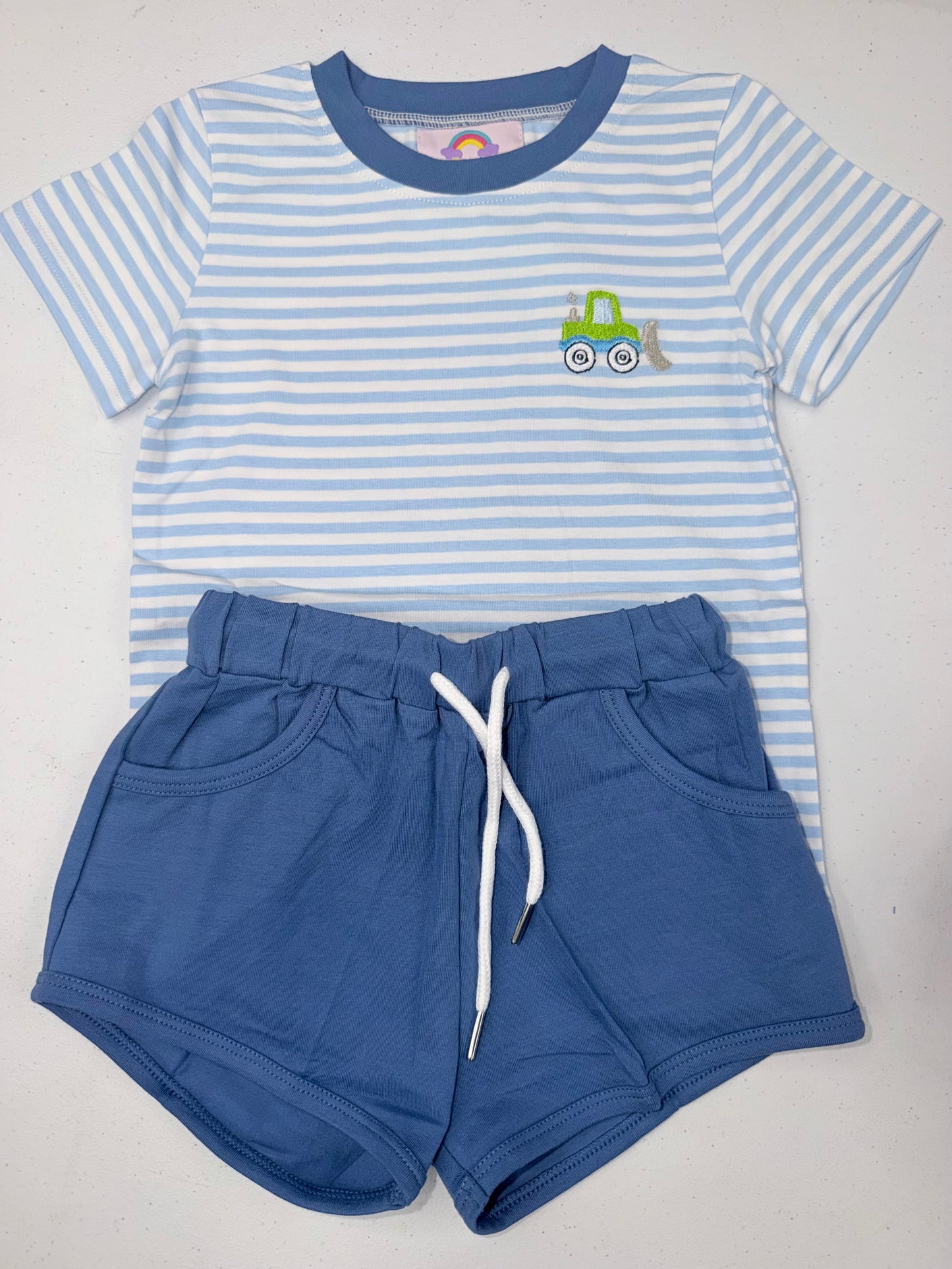 RTS Blue Tractor Boy Set