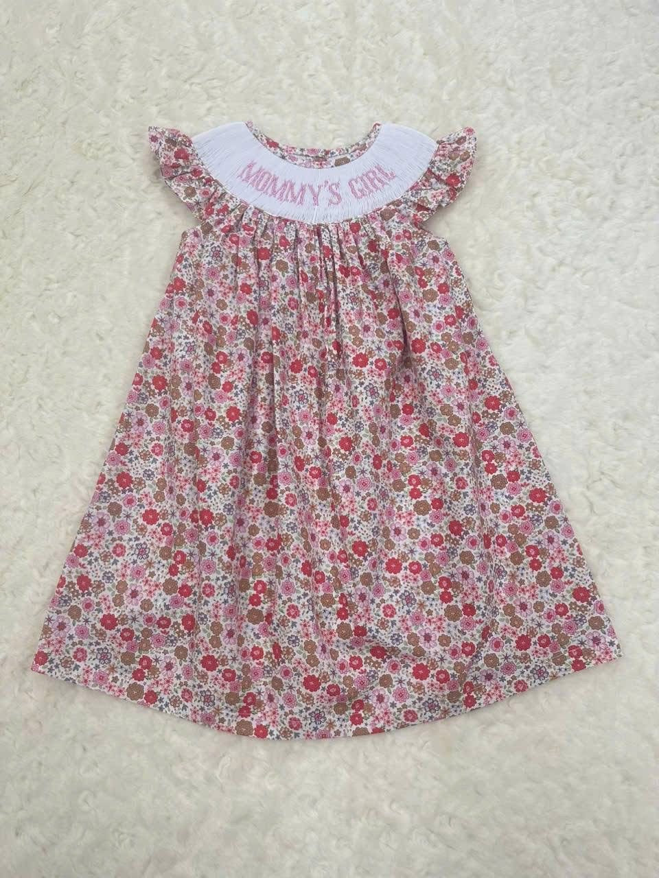 RTS Mommy’s Girl Floral Smock
