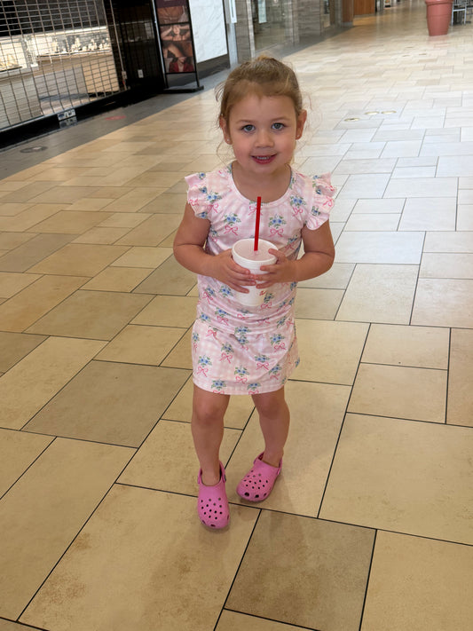 RTS Myla Floral Athletic Skort Set