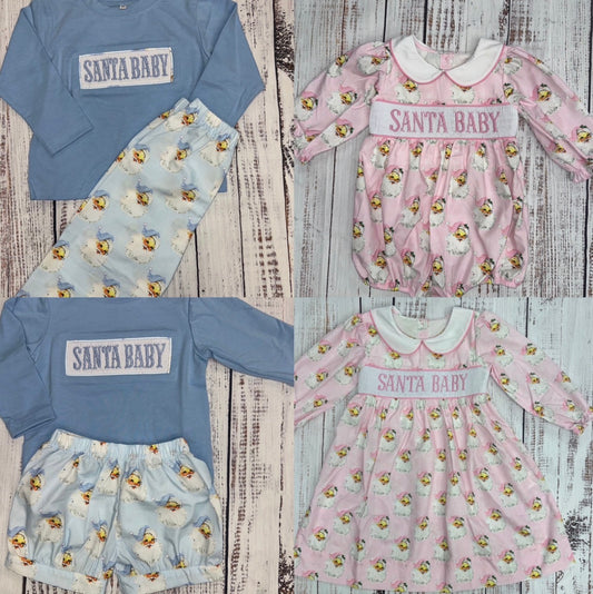 RTS Santa Baby Smocks 🩵