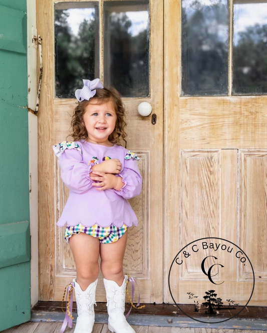 Preorder 01: Throw Me Somethin’ Mister Girl Bloomer Set