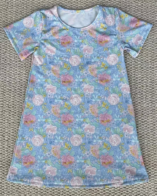 RTS Printed Flower Dress