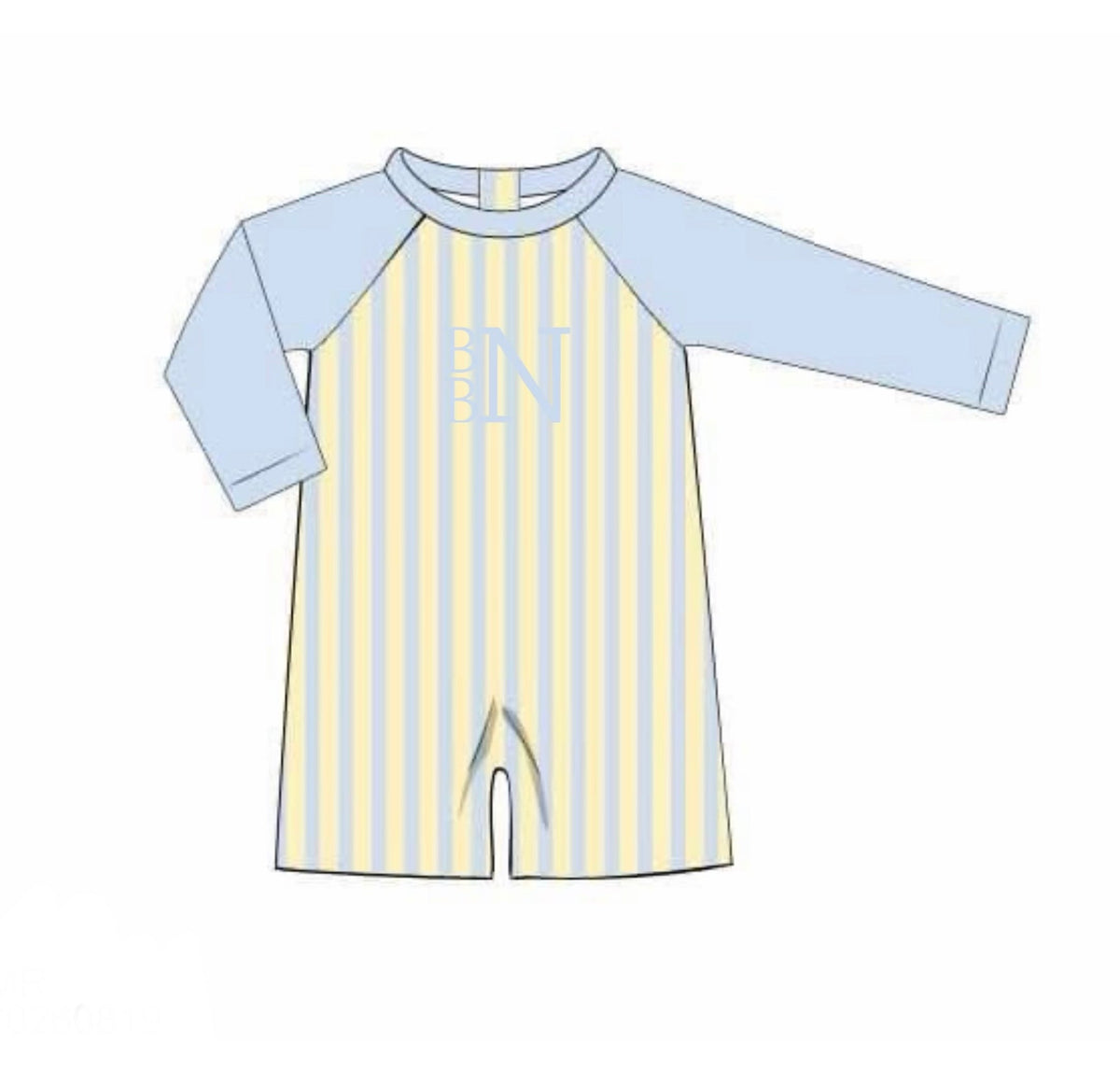 PO95 Butter & Blues Swim Boy 1pc. Rashguard
