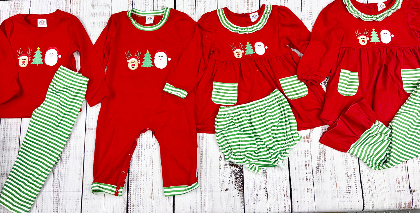 RTS Green/Red Santa & Reindeer Collection