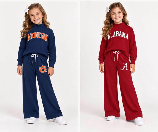 Pre-Order Alabama/ Auburn Pant Set