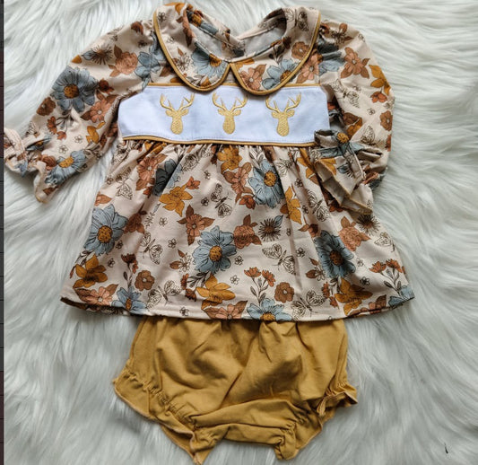 DOTD Deer Trio Bloomer Set