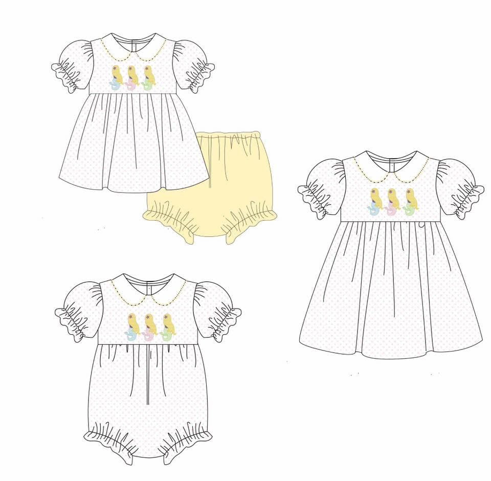 Pre-Order Yellow Mermaid Trio